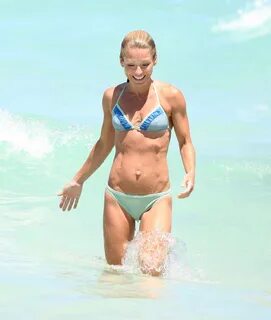 Kelly Rippa Goes For A Dip In The Ocean In A Bikini Miami 2