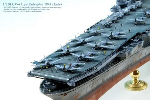 1/350 CV-6 USS Enterprise 1942 Late Version - aircraft carri