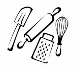 Vehicles For Cartoon Rubber Spatula Baking utensils, Kitchen