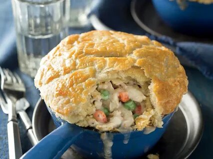 Double-Crust Chicken Pot Pies Recipe Recipe Pot pies recipes