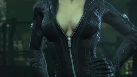 Batman Arkham City - Sexy Catwoman 360 Close-Up on details (