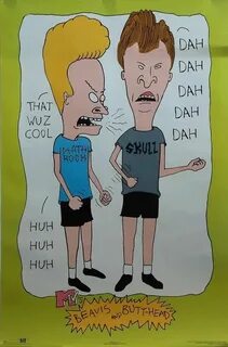 Beavis & Butthead 23x35 That wuz Cool Poster 1993