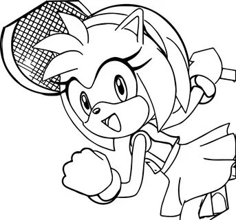 Amy Rose is Cute Coloring Pages - Amy Rose Coloring Pages - 