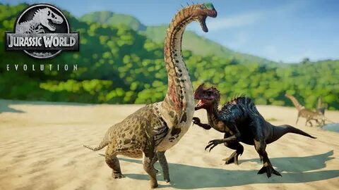 Camarasaurus Herd vs Malusaurus Jurassic World Evolution - Y