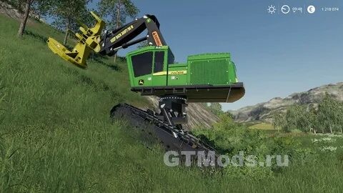 Мод John Deere 959MH Tracked Harvester v2.0.0.1 для FS19 (1.