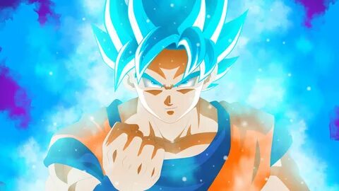 обои : Dragon Ball Super, Сон Гоку, Super Saiyajin Blue, Sup