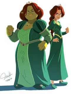 tysonhesse Princess fiona, Fiona shrek, Disney fan art