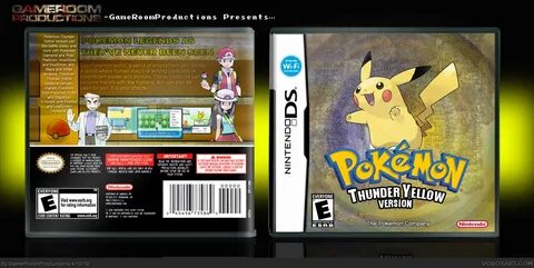 Viewing full size Pokemon Thunder Yellow Version box cover