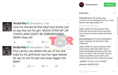 Soulja Boy Clowns Lil Yatchy After India Love Sex Tape Relea