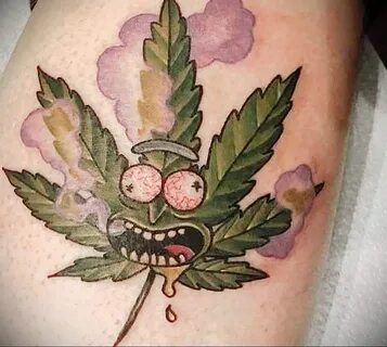 marijuana tattoo 30.09.2019 № 008 -hemp (MARIJUANA) tattoo- 