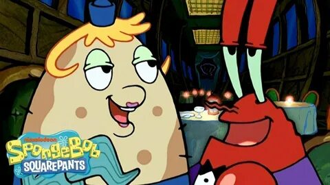 Mr. Krabs Asks Mrs. Puff on a Date! 🦀 🐡 From "Krusty Love" S