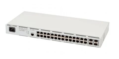 MES2428P_DC Eltex Коммутатор 24 порта с PoE, 4xSFP/RJ45, 48В AC