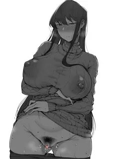 Xbooru - 1girl big breasts black hair blush breasts embarras