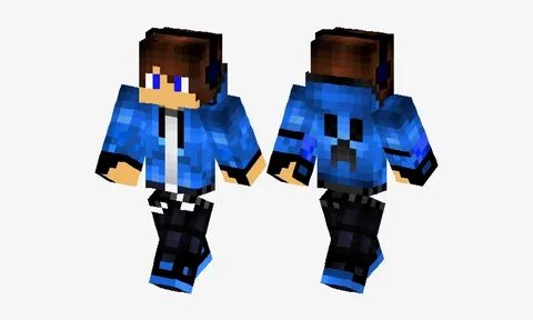 Cool Minecraft Skins Blue - Free Transparent PNG Download - 