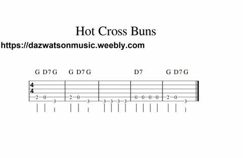 hot cross buns easy guitar tab Guitar kids, Guitar lessons s