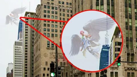 Angel Caught On Camera Flying & Spotted In Real Life! - YouT