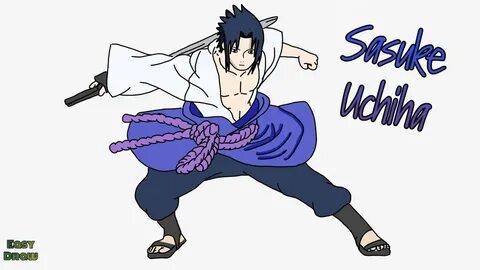 Drawing Sasuke Uchiha on IPad Pro - YouTube