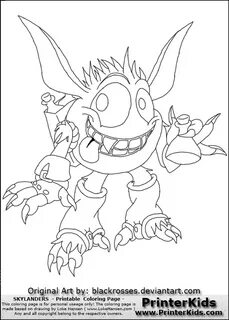 Skylanders Pop Fizz Free Coloring Pages Sketch Coloring Page