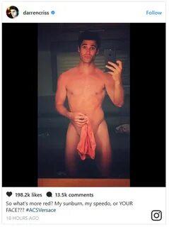 Queer Clicks: June 01, 2017 Darren Criss Just Shared A Naked