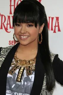 Becky G Straight Black Ponytail, Straight Bangs Hairstyle St