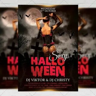 Sexy Halloween Flyer - Seasonal A5 Template ExclsiveFlyer Fr