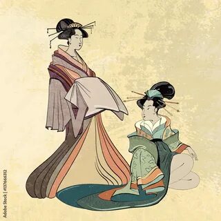 Japanese woman struggles ancient