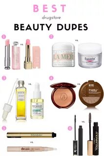 The Best Drugstore Beauty Dupes Beauty dupes, Makeup dupes, 