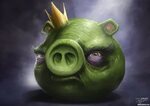 Зелёный король свиней из Angry Birds - Картинки на аву