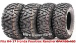 Full Set ATV tires 24x8-12 & 24x10-11 F 04-17 Honda Fourtrax