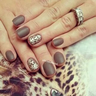 Matte Nails Brown nails, Nails, Brown nail art