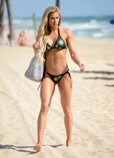 JILL BUNNY in Bikini at a Beach in Miami 04/26/2015 - HawtCe