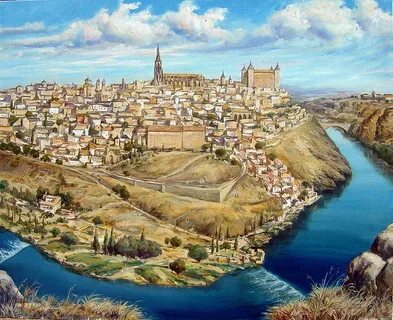 Toledo Painting by Jose Moran Vazquez Fine Art America