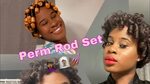 Perm Rod Set on Relaxed Hair Pixie Cut Results 🦋 Tianna Chan