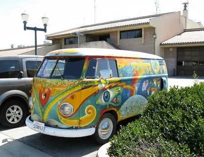 VW Hippie Van La Verne, California Show 2008. Stan F Flickr