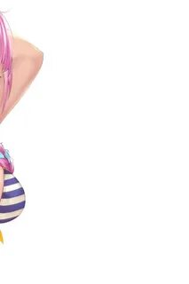 Скачать обои kawaii, boobs, anime, stripes, breasts, cute, b