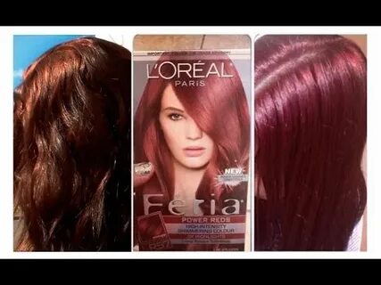 Loreal Feria R57 (Cherry Crush) Blog Pintandome el pelo (El 