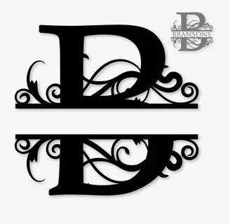 B Split Monogram Sds B Split Monogram - Split Monogram B Svg