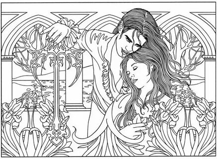 Pin on Coloriages Vampires