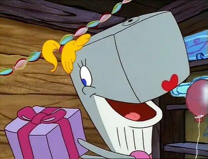Pearl Krabs Holding Her Gift