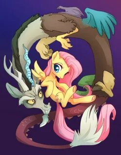 MLP Fluttershy and Discord Resin Statue on Behance