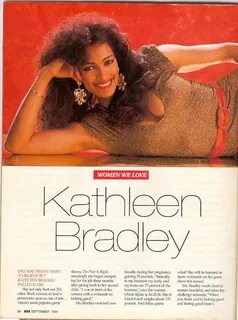 Kathleen Bradley from The Price is Right. She was the first 