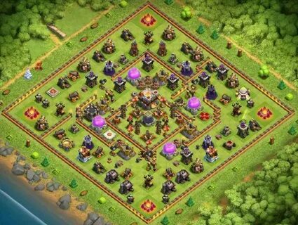 Berikut Base COC TH 11 Terbaik untuk War, Farming, Thropy & 