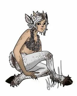 I been wanting to draw a female faun for a while. I finally 