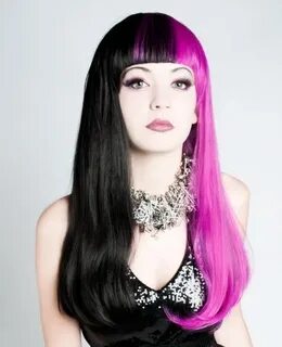 Pink & Black I love this color combo! Pink and black hair, S