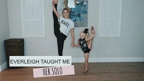 EVERLEIGH TAUGHT ME HER SOLO! - YouTube