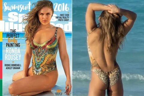 Ronda Rousey got naked (then nearly naked) for Sports Illust
