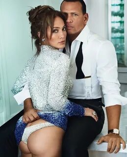 Jennifer Lopez & Alex Rodriguez Get Frisky For Vanity Fair -