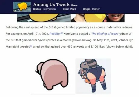 Among Us Twerk Meme - Captions Trend