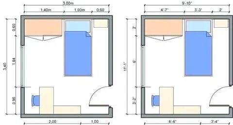 8x8 bedroom layout - Google Search Guest Room in 2019 Bedroo