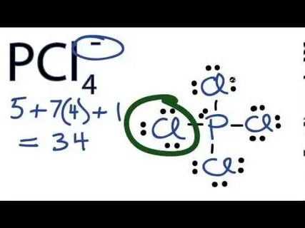 PCl4- Lewis Structure - How to Draw the Lewis Structure for 